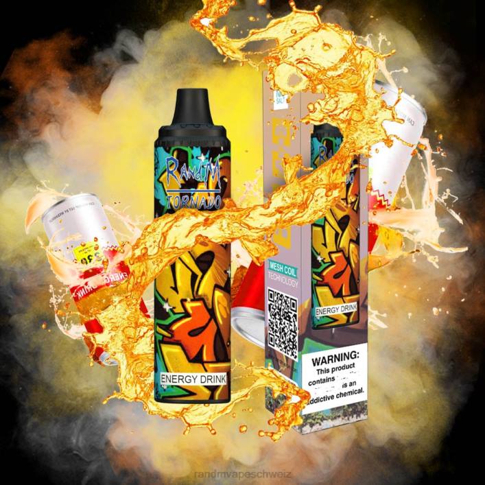 RandM Tornado Schweiz | RandM Tornado 00P2283 6000 Airflow Control Vape Pod Gerät 1St Energiegetränk